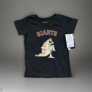 Infant San Francisco Giants Tiny Turnip Black Stega T-Shirt 4T NWT